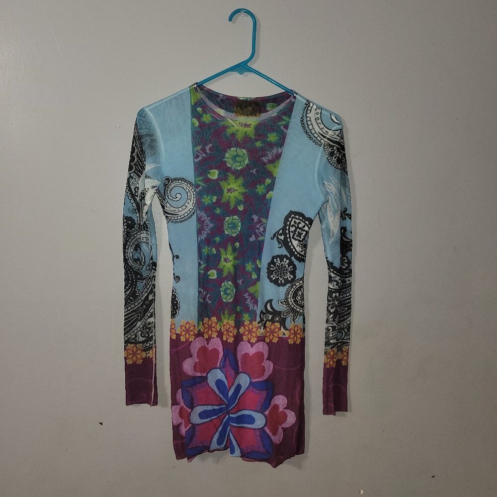 Womens Viviana G sheer dress.